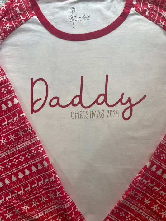 Daddy’s Christmas pjs