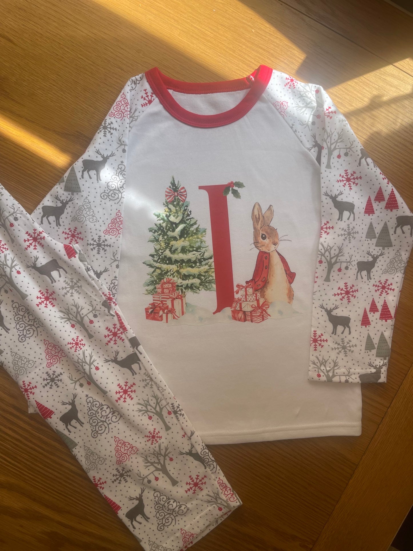 Christmas Rabbit Pjs