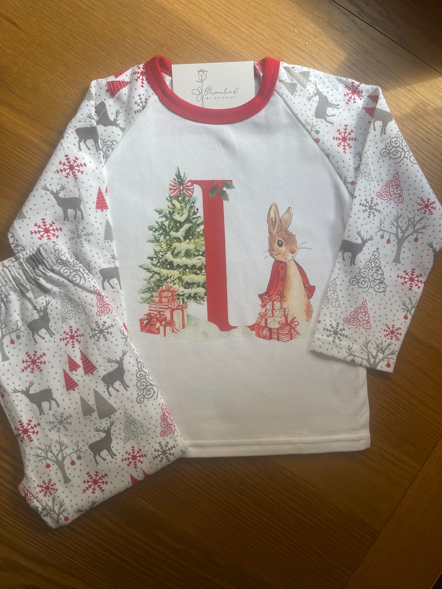 Christmas Rabbit Pjs