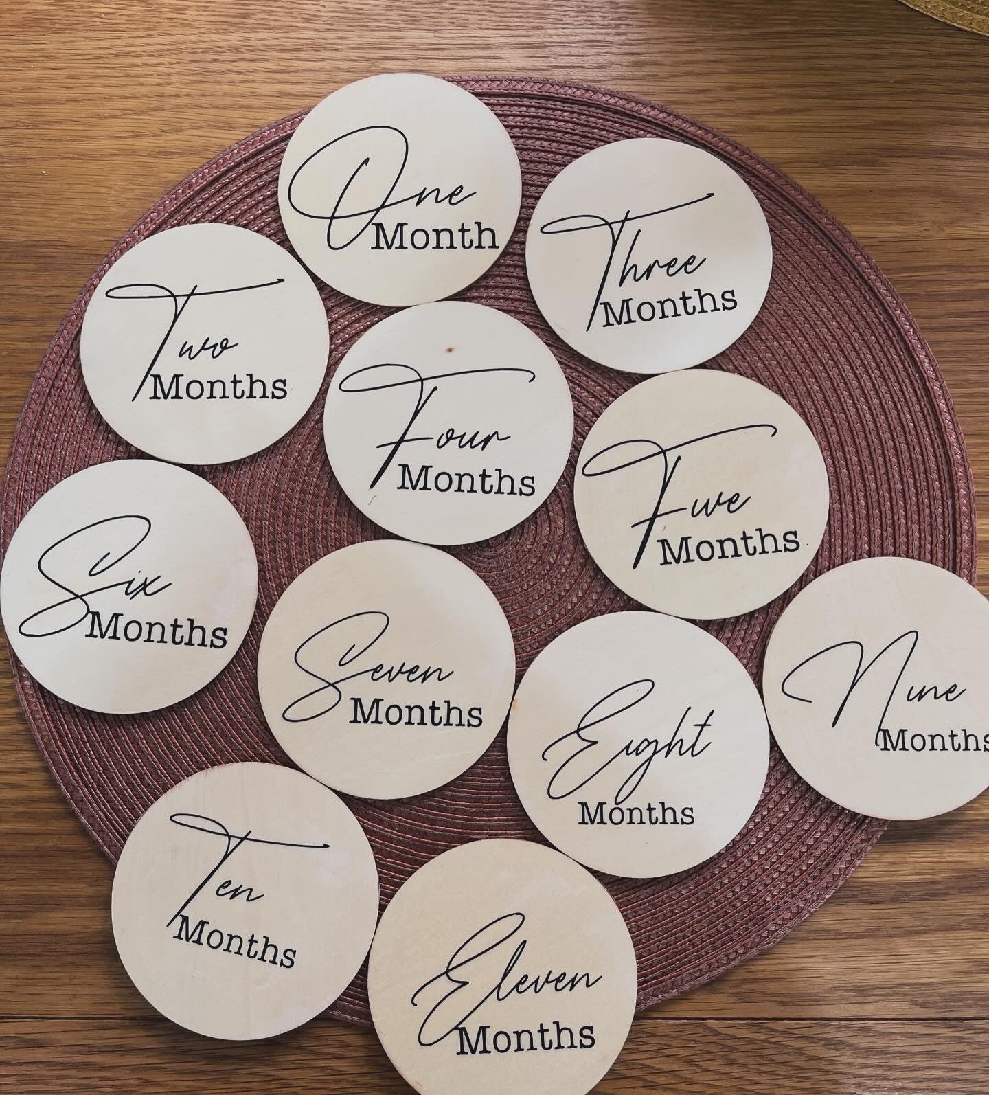 Baby milestone discs